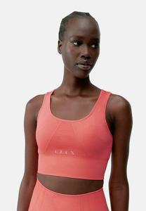 Спортивный бюстгальтер средней поддержки URDHVA Born Living Yoga, розовый
