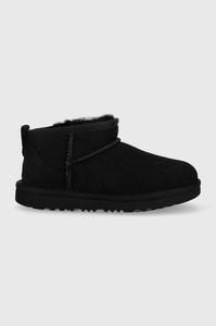 Детские замшевые зимние сапожки K Classic Ultra Mini Ugg, черный