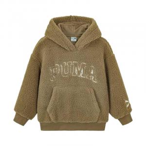Свитшот Sportstyle Series Sand Kids' PUMA, светло-коричневый хаки