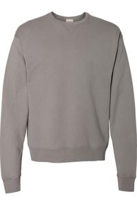 Толстовка унисекс с круглым вырезом ComfortWash by Hanes Garment-Dyed, цвет concrete grey