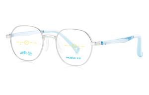 MUZU Унисекс очки для зрения, Silver | Transparent Blue-C04