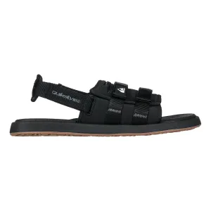 Мужские сандалии Quiksilver в клетке обезьяны, чёрный