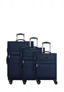 Мягкий комплект valencia 3teilig mit dehnfalte, багажный комплект Bugatti, Navy