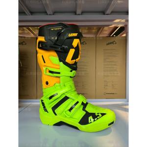 LEATT Внедорожные ботинки 5.5 4.5 Motorcycle T10 Trail T7 Tire, регулируемая ось, защита от падения Adv Riding Boots, 4.5 Yellow-Green Universal Version, размер 42
