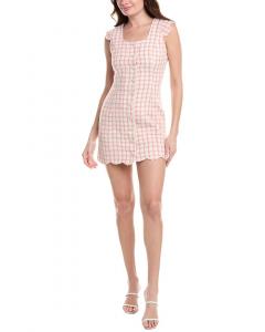 MEIVEN Твид мини-платье, розовый