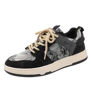 TAFN Мужские низкие скейтерские кроссовки черно-серые, цвет Black Gray