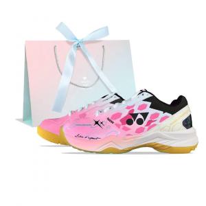 Power Cushion амортизирующие и дышащие низкие бадминтонные кроссовки Unisex YONEX, розовый