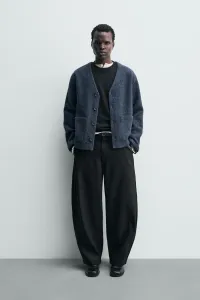 Zara Кардиган из фактурной шерсти