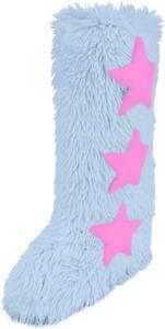 Женские зимние высокие сапоги с искусственным мехом до колена, теплые снежные сапоги с плюшевым мехом, на плоском каблуке, модель для верховой езды Zzalalana, White