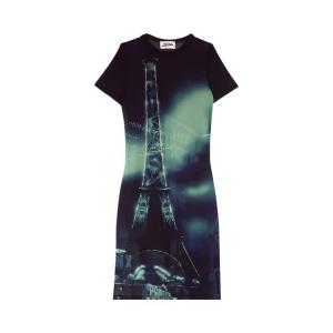 Платье Jean Paul Gaultier Pigalle Mesh Short Dress Navy/Light Blue/White/Black, синий