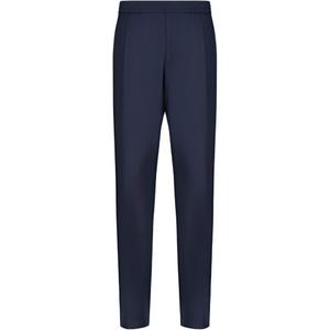 Брюки с зауженными штанинами и шнурком EMPORIO ARMANI, синий