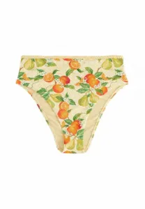 Трусики-Бикини с высокой талией и плетеной отделкой, обеспечивающие утягивание живота. B By Ted Baker, Yellow Fruit