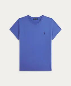 Классическая футболка из хлопкового трикотажа с круглым вырезом Polo Ralph Lauren, цвет 400 Blue