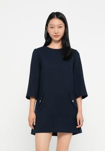 Платье Tommy Hilfiger PREPPY TEXTURE MINI SHIFT DRESS, Dark Night Navy/Dark Blue