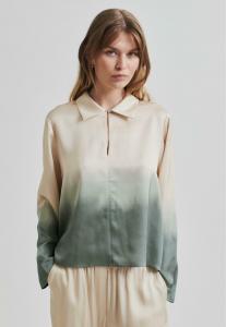 Блуза Second Female, зеленый