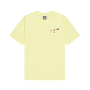 New Balance Футболка мужская ярко-желтая