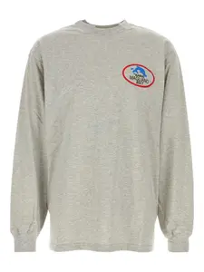 Футболка с принтом логотипа Magliano, серый