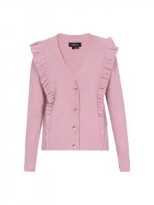 Usha BLACK LABEL Женский кардиган темно-розового цвета