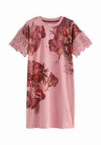 Ночная рубашка с цветочным принтом, прямого кроя. B By Ted Baker, Pink