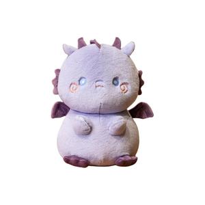 Милый плюшевый дракончик, высота 35 см Mr. Toy, фиолетовый