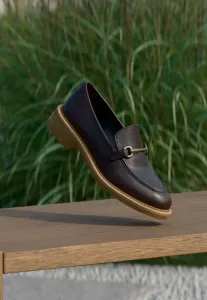 Кожаные слипоны Anna Field, Dark Brown