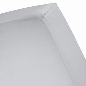 Золушка - простынь приталенная (до 25 см) - трикотаж - 160х200 см - светло-серый Cinderella