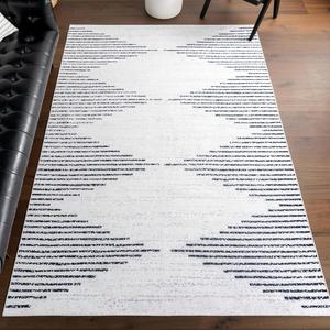 nuLOOM Yori Diamond ковер 61 x 92 см для гостиной, спальни, столовой, прихожей, машинная стирка, белый