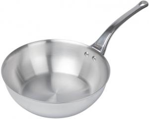 Сковорода для тушения DeBuyer Affinity, изогнутая, серая, диаметр 24 см, 3736.24