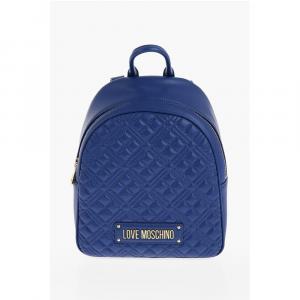 Синий полиэтиленовый рюкзак Moschino, Blue