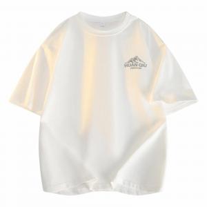 Футболка унисекс HUANQIU, белый/серый