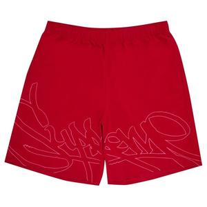 Шорты Supreme Tag Water Short, красный