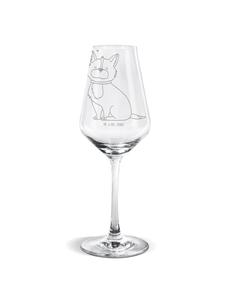 Бокал белого вина, собачье счастье без слов, в прозрачном Mr. & Mrs. Panda