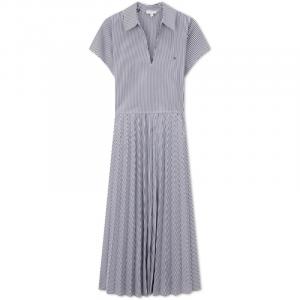 Tommy Hilfiger Женское платье с короткими рукавами и шортами, цвет Black and white stripe 03R