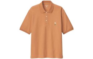 Рубашка поло мужская оранжевая Uniqlo, оранжевый