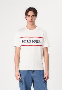 Футболка с принтом AMERICANA COLOUR BLOCK TEE UNISEX Tommy Hilfiger, кремовый