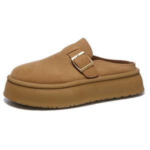 Износостойкие закрытые тапочки для женщин Medd, коричневый