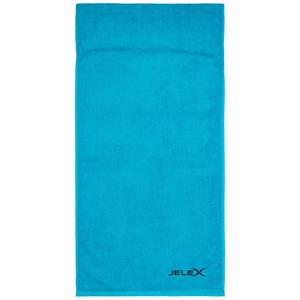Полотенце для фитнеса JELEX "100FIT" с карманом на молнии, бирюзовое