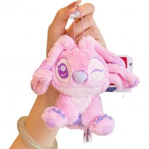 Плюшевый кулон Disney Ojirex Disney Stitch Angel Big Eyed, мультяшная кукла, высота 12см AOGER
