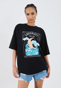 Футболка Even&Odd Print T-shirt, Black