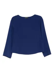 Блузка с длинными рукавами EMPORIO ARMANI, синий