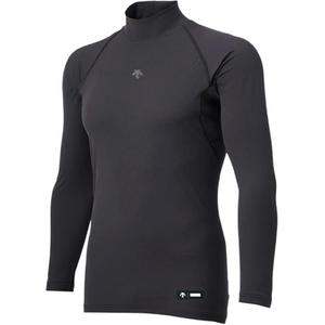 Мужские футболки с высоким воротником Descente, черный