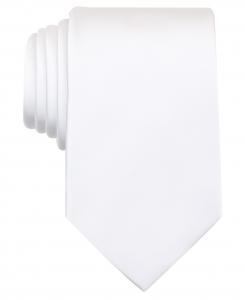 Мужской атласный однотонный галстук Perry Ellis