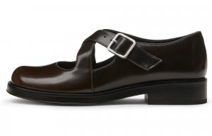 CHARLES&KEITH Маленькие туфли CK Chunky Heel Mary Jane 3,1 см женские разноцветные - тёмно-коричневый тёмно-коричневый, цвет Dark Brown Dark Brown