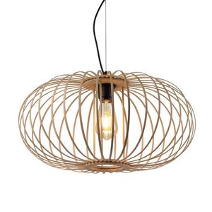 Подвесной светильник JUST LIGHT Racoon, цельный бамбук / железо - 1 пламя