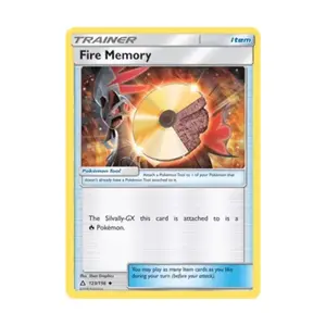 CCG Огненная память (U) #123, Pokemon - Sun & Moon - Ultra Prism - Singles