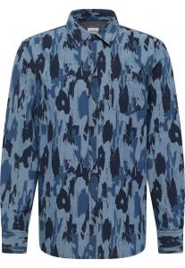 Рубашка на пуговицах Comfort fit MUSTANG, синий