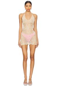 Мини-платье Capucine Superdown, cream