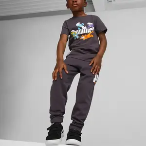 Детские трикотажные спортивные штаны Puma, черный