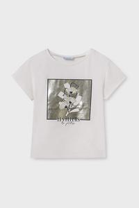 Детская футболка Mayoral, бежевый