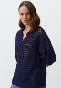 Джемпер 3/4 SLEEVE OPENWORK  Jimmy Key, темно-синий